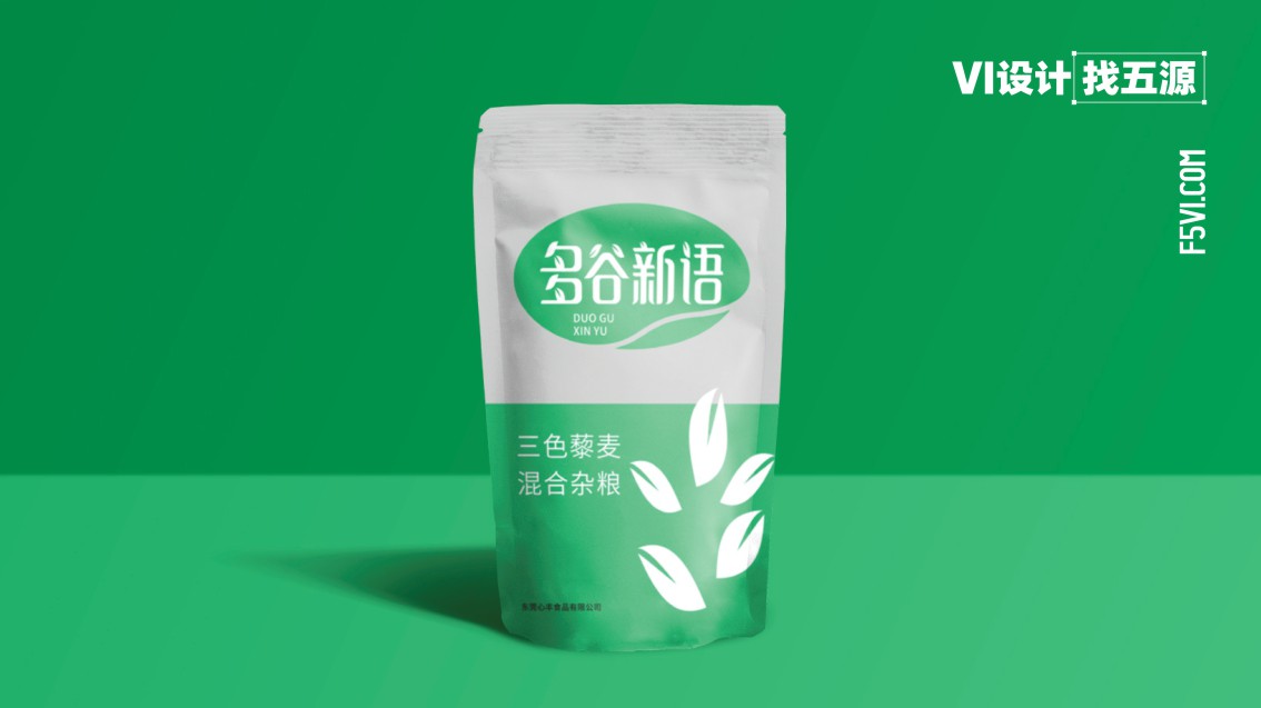 五谷杂粮LOGO设计,食品电商VI设计